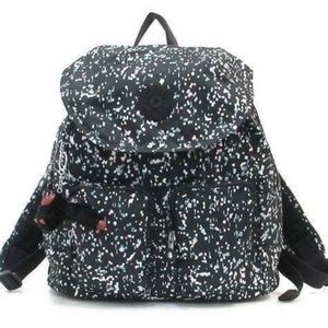 Kipling Lady's Fiona Small Springkled Dots Backpack